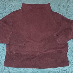 Nike Dri-FIT Maroon Women’s Cropped Sweatshirt Medium M